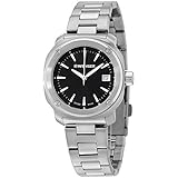 Wenger Black Dial Stainless Steel Ladies Watch 011121101
