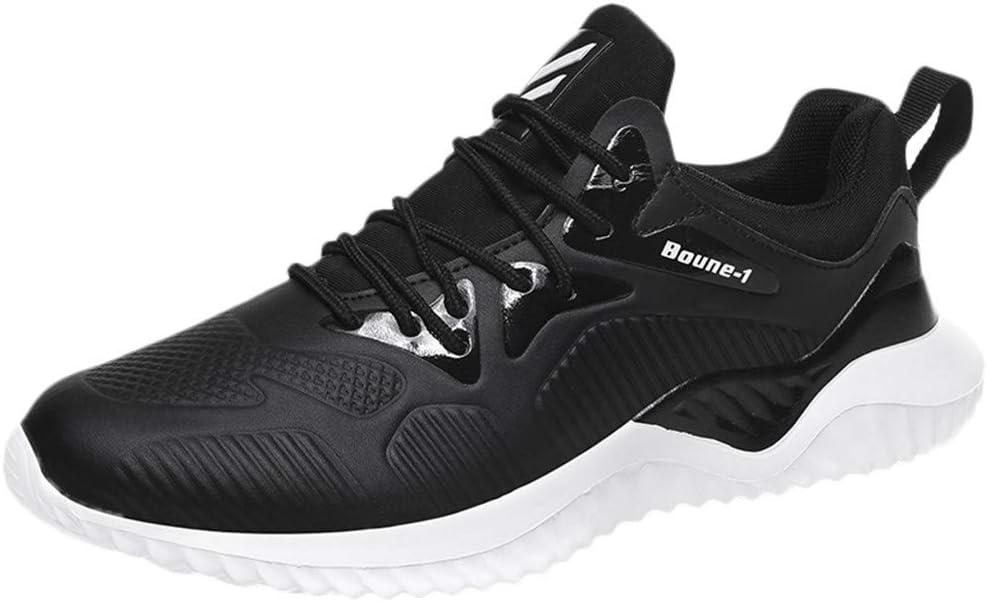 Poamen Mens Running Shoes Trainers Sports Gym Walking Jogging Athletic Fitness Outdoor Sneakers