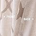 jinchan Linen Curtains Moroccan Tile Curtains for Bedroom Geometric Curtains for Living Room Drapes Light Filtering Lattice Curtains Grommet Curtains 84 Inch Length 2 Panels Set Taupe on Beige