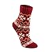 KEAZA Women's Vintage Style Cotton Knitting Wool Warm Winter Fall Crew Socks - C3 (4 Pack)
