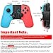 Sunjoyco Wireless Remote Pro Controller Joypad Gamepad for Nintendo Switch Console – Blue + Red (2-Pack)thumb 1