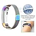 For Fitbit Alta Bands/Fitbit Alta HR Bands, Milanese Stainless Steel Bracelet with Unique Magnet Lock Replacement Bands for Fitbit Alta/Fitbit Alta HR