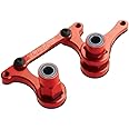 Traxxas 3743X Anodized Red Aluminum Steering Bell cranks, Rustler, 273-Pack