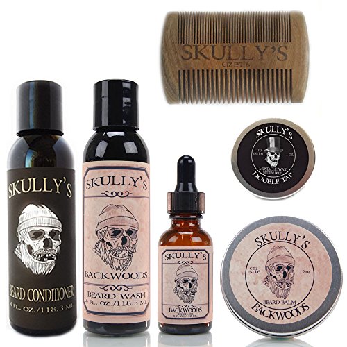 Skully's Backwoods Ultimate Beard Care Kit, beard kit for men