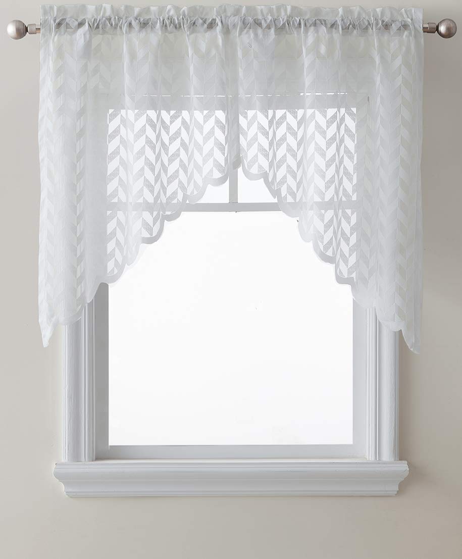Best Kitchen Curtains Valances And Swags Sheer