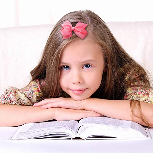image for Anezus 42Pcs Hair Bows Ribbon Hair Clips for Baby Girls Teens Toddlers