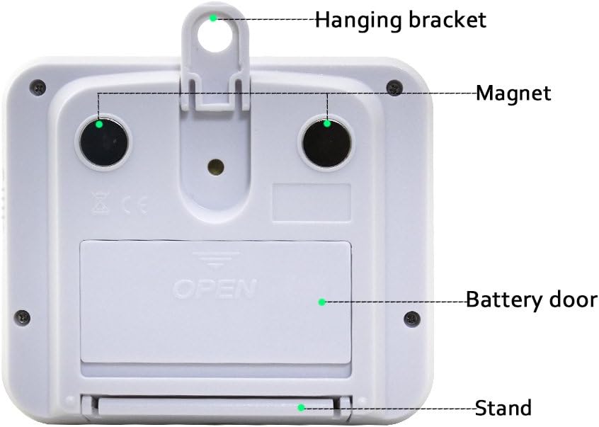 XREXS Digital Dual Kitchen Timer, Adjustable Alarm Volume Cooking Timer