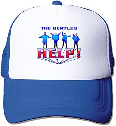 ALLHA The Beatles British Pop Rock Band Sun Hats Mesh Adjustable Vintage Cap RoyalBlue
