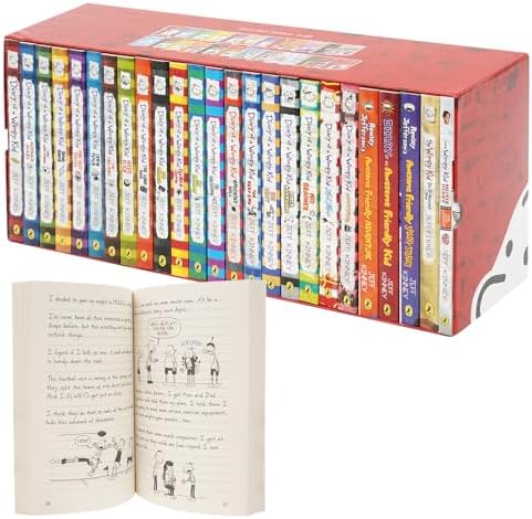 Jeff Kinney Diary of A Wimpy Kid Series Collection 1-21 Books