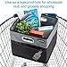 High Road CargoCube Trunk and Car Organizer Bins with Leakproof Lining - Set of 2 (1 Black/1 Baja)