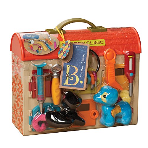 511r6opn4eL - B. Critter Clinic Toy Vet Play Set