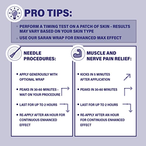 Base Labs 5 Lidocaine Numbing Cream for Tattoos, Piercings, Waxing 4