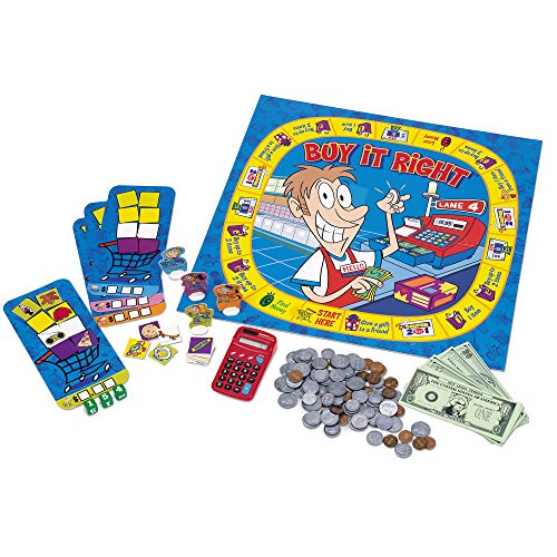 Learning Resources Buy It Right Shopping Game, 2-4 Players, Ages 6+ (Best Resource Management Games)