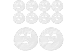 LALADEFIEE 600Pcs Facial Plastic Wrap Sheets Pre-Cut for Spa Facial Treatment and Hydrating Skincare Use
