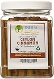Indus Organic Ceylon Cinnamon 3" Sticks Pack, (8 Oz), Premium Grade, Freshly Packed