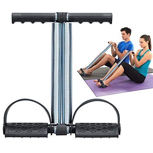 COVVY-Elastic-Sit-Up-Equipment-Pull-Rope-Dual-Spring-Tension-Foot-Pedal-Sit-Up-Equipment-for-Abdominal-Leg-Exerciser-Tummy-Trimmer-Sport-Fitness-Slimming-Training-Bodybuilding-at-Home-Gym