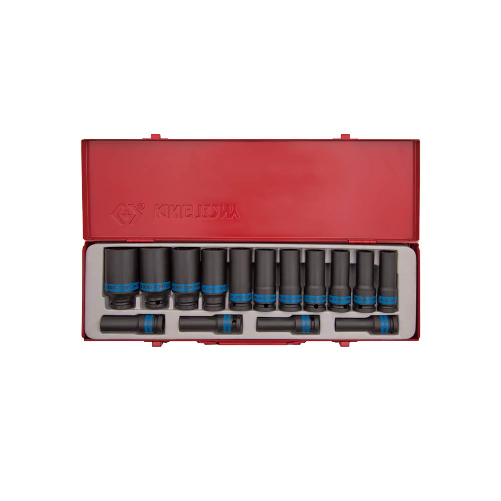 KING TONY 4415MP03 Socket Wrench, 1/2", Pack of 15