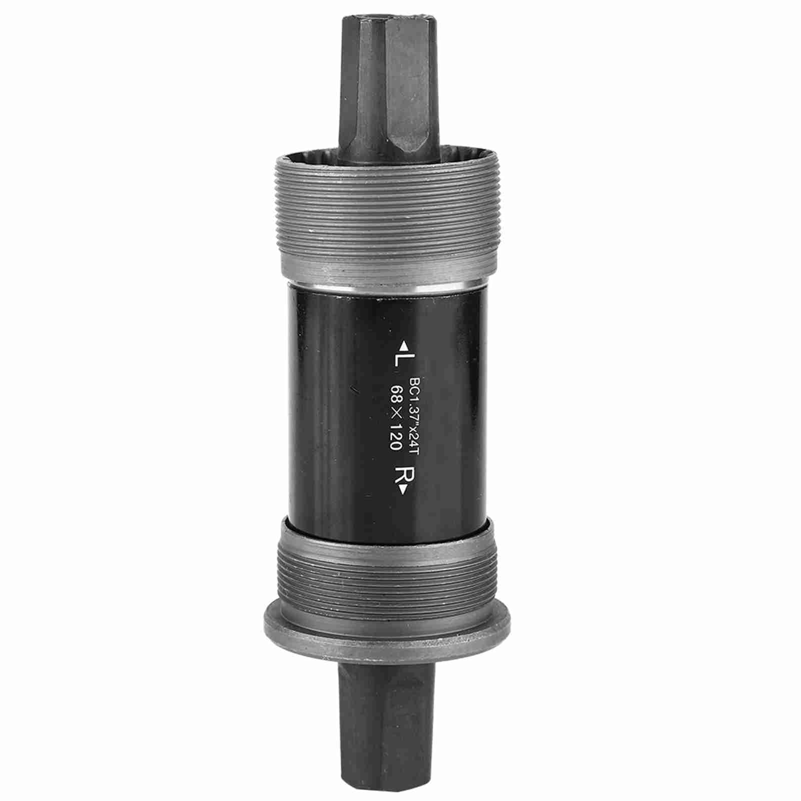 Demeras Bicycle Bottom Bracket Steel Quare Hole Axis for Square Tapered Spindle Crank Bike Accessory (68X120L)