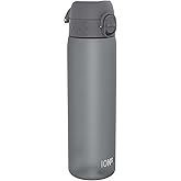 Ion8 - Small Water Bottle, Leak Proof, Easy to Open, Secure Lock, Dishwasher Safe, BPA Free, Carry Handle, Hygienic Flip Cover, Easy Clean, Odor Free, Carbon Neutral