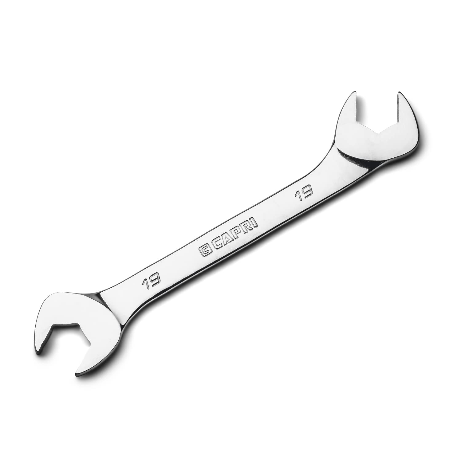 Capri Tools 19 mm Angle Open End Wrench, 30° and 60° Angles, Metric