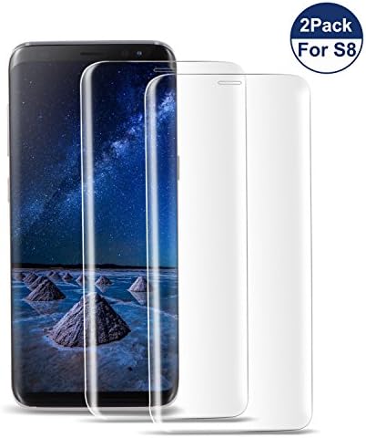 Woitech Samsung S8 Tempered Glass Screen Protector, Full Coverage Case Friendly Anti-Bubble Screen Cover Film for Galaxy S8, 5.8 clear¡±