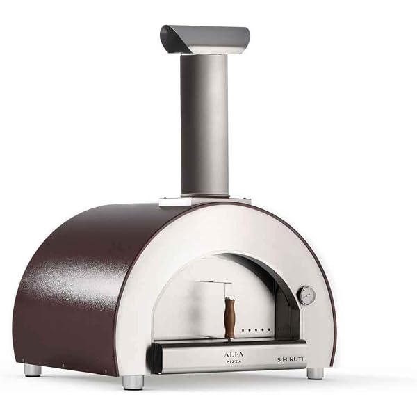 Amazon.com: Alfa 5 Minuti 23-Inch Outdoor Countertop Wood-Fired Pizza Oven  - Copper - FX5MIN-LRAM-T : Patio, Lawn u0026 Garden