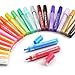 Acrylic Paint Pens for Rocks Painting, Glass, Wood, Ceramic, Metal, Canvas, Fabric, DIY Craft Projects Permanent Acrylic Paint Markers Pens with Sun & Water Resistant Function, Set of 24 Colors