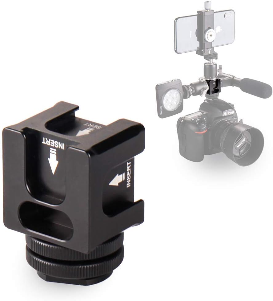 Microphones, Monitors, LED Lights, for Adapter, Mount Shoe