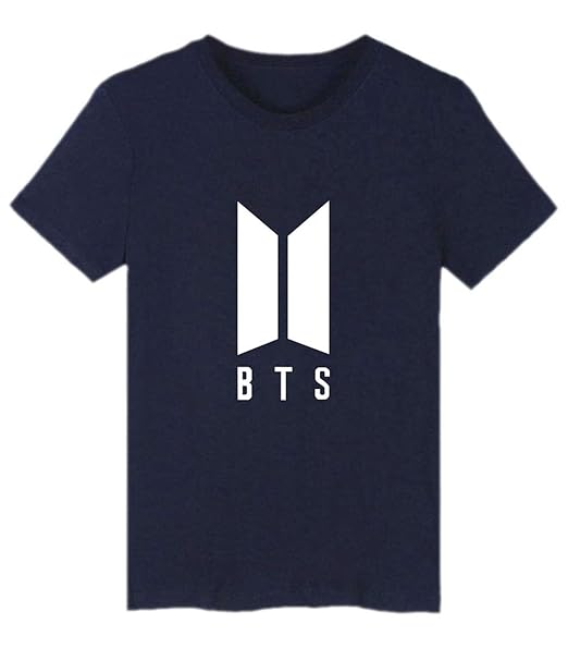 SIMYJOY Pärchen KPOP Bangtan Boys T-Shirt Love Yourself Her BTS Fans Tee Cool Rundhals Kurzarm Tops für Liebespaar Herren Dam