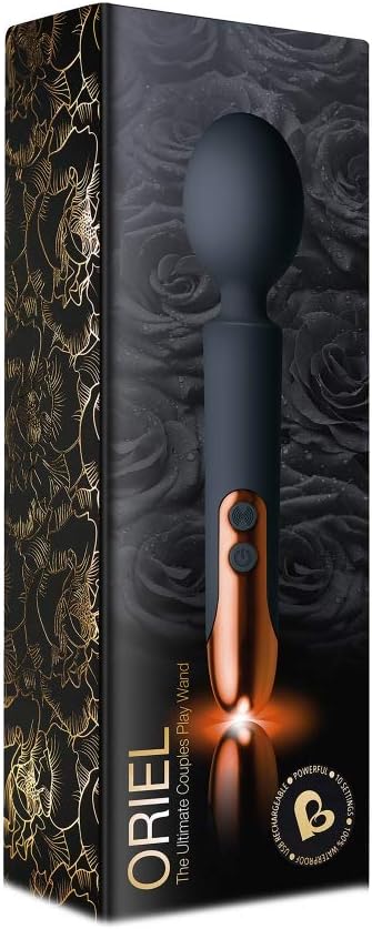 Rocks Off Oriel, Wand Massager, Black - Image 3