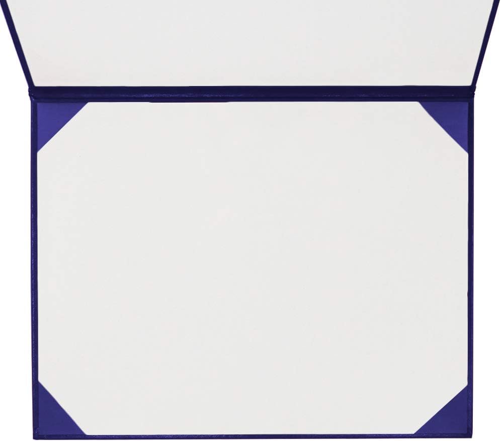 GraduationMall 8.5"x11" Smooth Padded Diploma Cover Certificate Holder Purple: Office Products