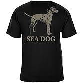 SEA DOG Founder Vintage Graphic T-Shirt, Garment Dyed 100% Ringspun Cotton, Relaxed Fit, Printed in USA
