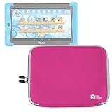 DURAGADGET Funda Rosa De Neopreno Para Cefatronic Tablet Clan Pro / Kurio Tab 2 | Resistente Al Agua - ¡Ideal Para Los Peques!