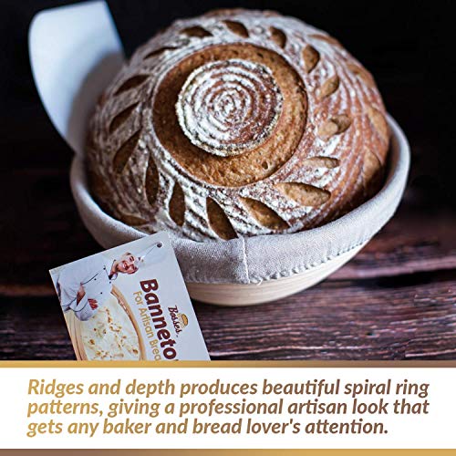 5 Inch+Banneton+Proofing+Basket+Set