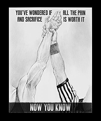 VICTORY WRESTLING POSTER Cauliflower Brand