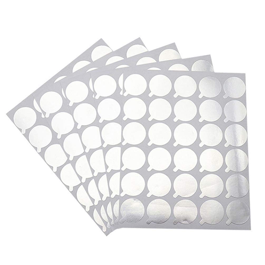 600 Pcs 2.5cm Disposable Eyelash Glue Holder Pallet Sticker Paper Eyelash Extension Glue Pad Stand On Eyelash Jade Stone Cosmetic Makeup Tool Supplies
