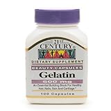 21st Century Gelatin 600mg, Beauty Capsules 100 capsules(pack of 2)
