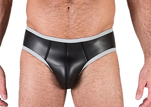 665 Large Grey Neoprene Open for Now Bottoms