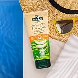 Aloe Pura Organic Aloe Vera Sun Lotion SPF 50 200ml Natural Cruelty Free view 3