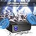 JIMTAB M18 Native 1080P LED & Video Projector, 4500 Lux HD Projector with 300″Display Support AV,VGA,USB,HDMI, Compatible with Xbox,Laptop,iPhone and Android for Academic Display (Dark Star)thumb 3