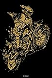 Notebook: Motocross Journal Dirt Bike Composition Book Motorcycle Biker logbook Birthday gift by Look at my book