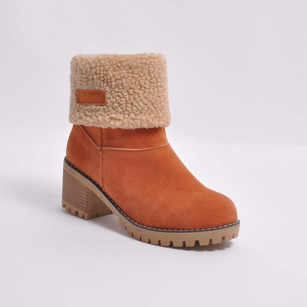 square heel snow boots