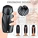 Male Masturbators Penis Training Vibrator - Adorime Sexual Endurance Prolonging Toy 10 Modes Waterproof Masturbation Penis Head Glans Trainer Massager Sex Toys for Improving Men’s Erection Durability