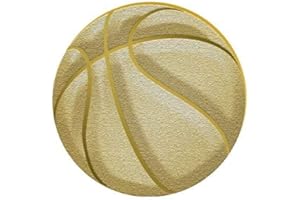 Crown Awards 1" x 1" Basketball Pins, Perfect Basketball Chenille Gold Lapel Pins to Reward Everyone On The Team
