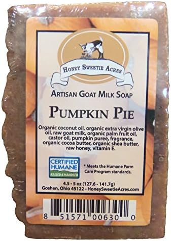 Premium Handcrafted Artisan Goat Milk Soap - Feels So Wonderful on your skin that 4 out of 5 customers come back! (Pumpkin Pie)