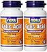 NOW Foods Folic Acid 800mcg, 250 Tablets (2 Pack)