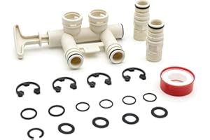 Upgraded 3/4" Water Softener Bypass Valve Assembly Kit, 7345388 Replacement for Kenmore, Whirlpool, GE & More, Leak-Resistant