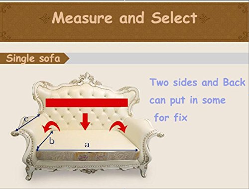 Sideli Luxury Sofa Throw Pad Furniture Protector Sold By Piece Rather Than Set Non-slip (27.6"x27.6"(70x70cm), Fushide COFFEE) - Thumbnail 5