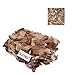 iunio Camo Netting Camouflage Netting, Camo Net Bulk Roll Camouflage Mesh Nets for Hunting Blind Deer Stand Military Party Decorations Sunshade Camping Shooting (16.4ftx4.9ft, Desert)