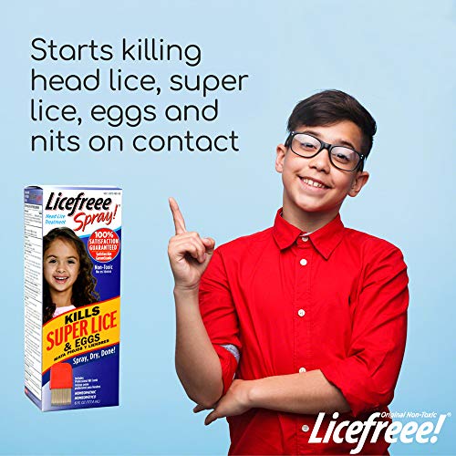Licefreee Spray for Lice Treatment for Kids and Adults